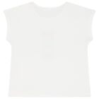 Girls White & Navy Blue Skort Set, 1, hi-res