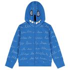 Boys Blue Yeti Hooded Zip Up Top, 1, hi-res