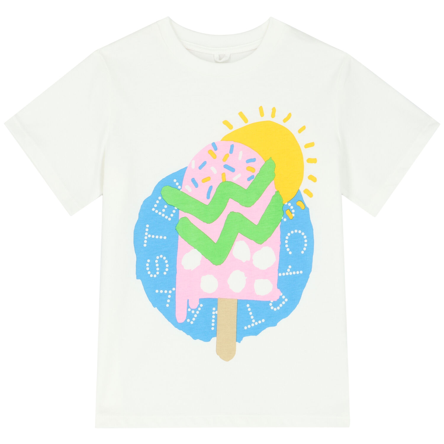 Girls Ivory Pop-Sickle T-Shirt, 1, hi-res