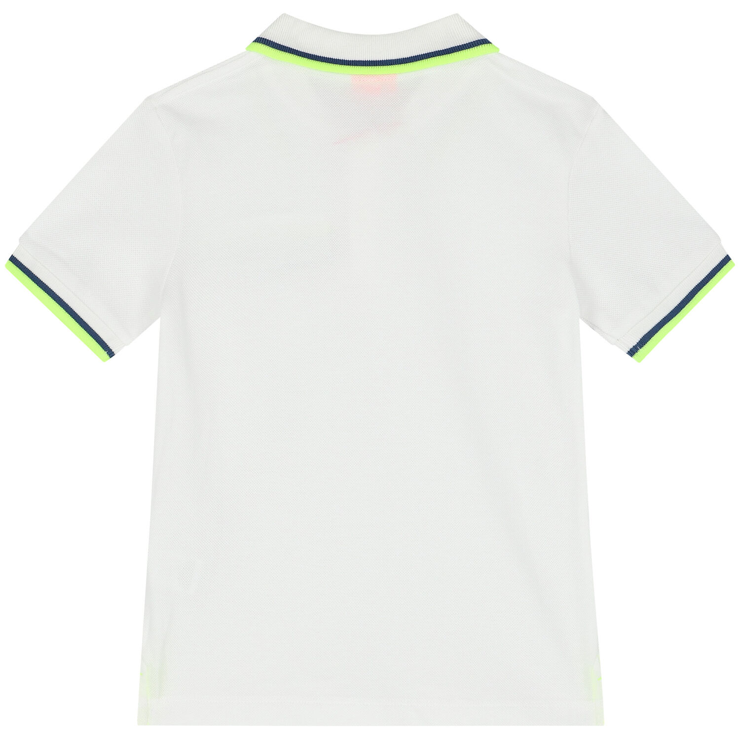 Boys White Pique Polo Shirt, 1, hi-res image number null