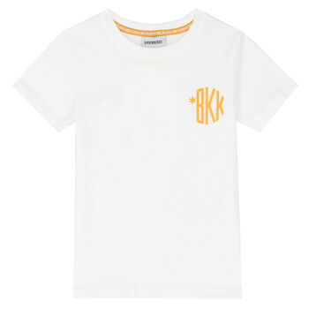 Boys White Logo T-Shirt