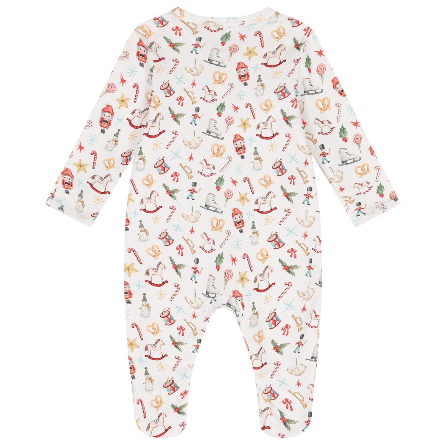 White Festive Babygrow Set, 1, hi-res image number null