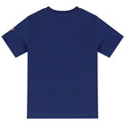Boys Navy Blue Logo T-Shirt, 1, hi-res