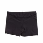 Boys Short Black Swim Shorts, 1, hi-res