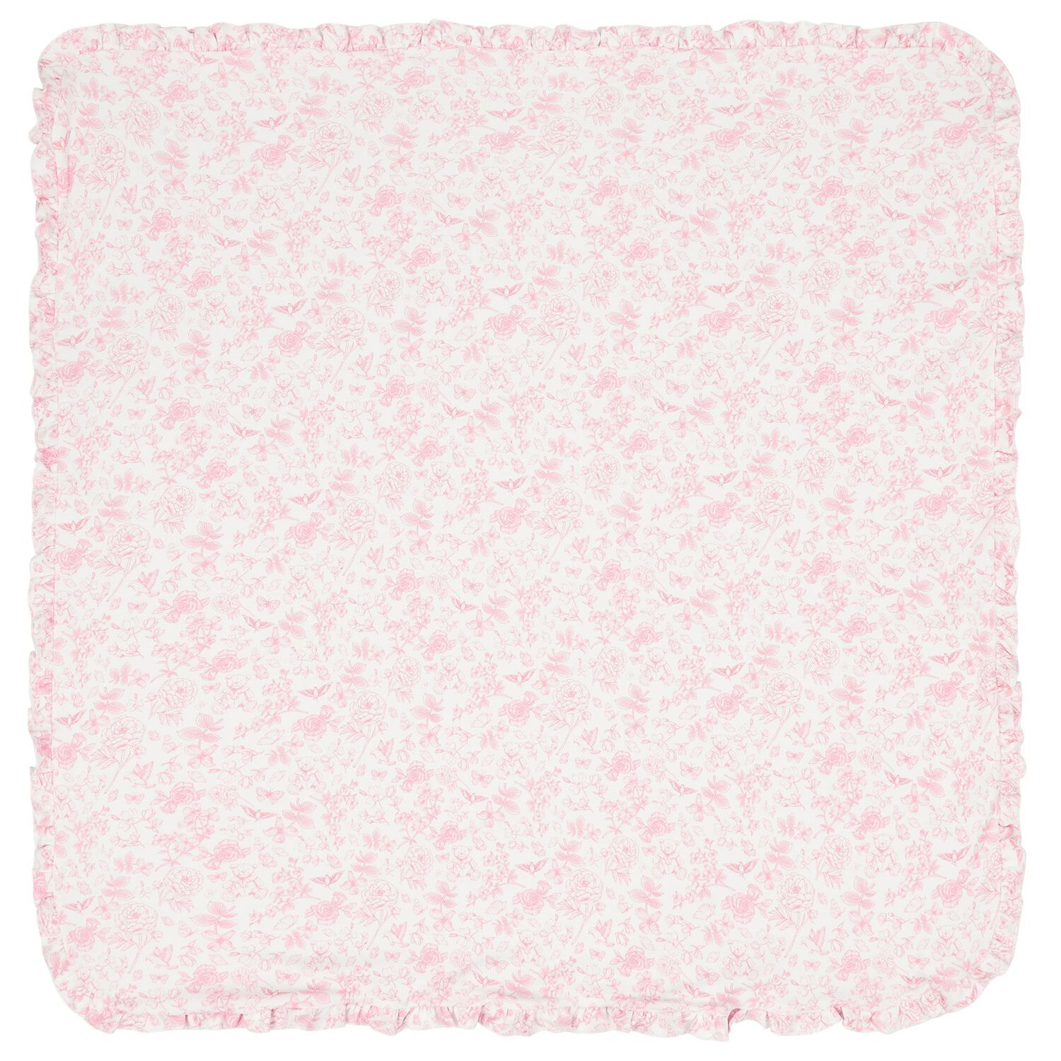 Baby Girls White & Pink Floral Babygrow Gift Set, 1, hi-res