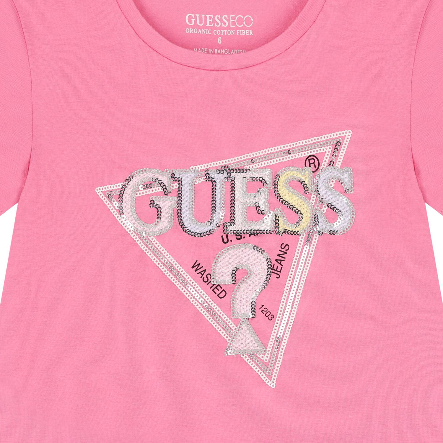 Girls Pink Logo T-Shirt, 3, hi-res image number null