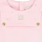Baby Girls Pink Logo Babygrow, 2, hi-res