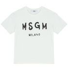 White & Black Logo T-Shirt, 6, hi-res