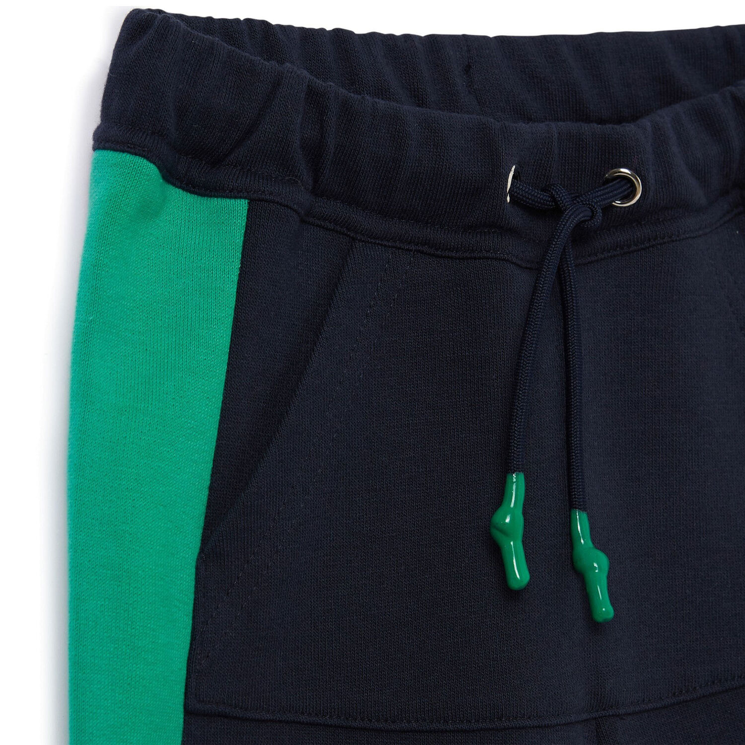 Boys Navy Blue Jersey Shorts, 1, hi-res