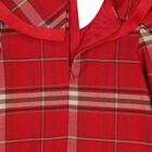 Younger Girls Red Tartan Dress, 1, hi-res