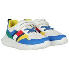 Boys Multi-Coloured Logo Trainers, 2, hi-res