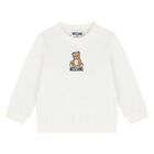 Younger White Teddy Bear Logo Tracksuit, 1, hi-res