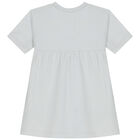 Younger Girls Grey Logo Dress, 1, hi-res