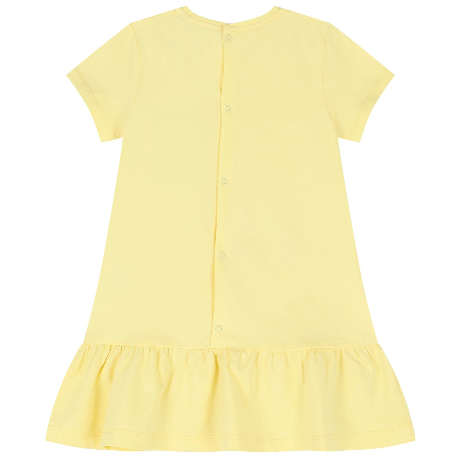 Younger Girls Yellow Logo Bag Dress, 1, hi-res