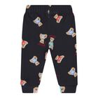 Baby Boys Navy Blue & White Teddy Bear Bodysuit Set, 2, hi-res