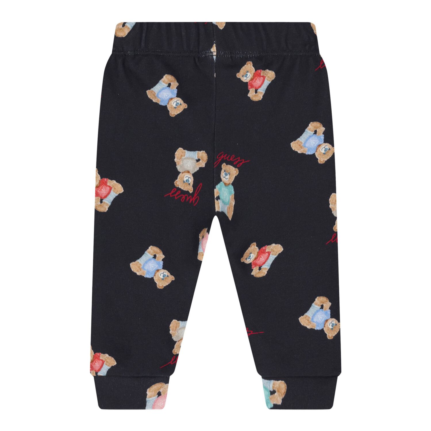 Baby Boys Navy Blue & White Teddy Bear Bodysuit Set, 2, hi-res