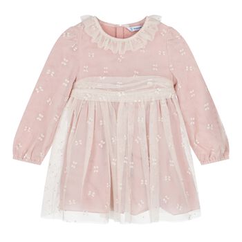 Younger Girls Pink Tulle Dress