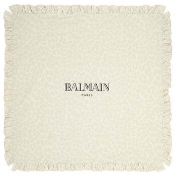 Baby Girls Beige Logo Blanket