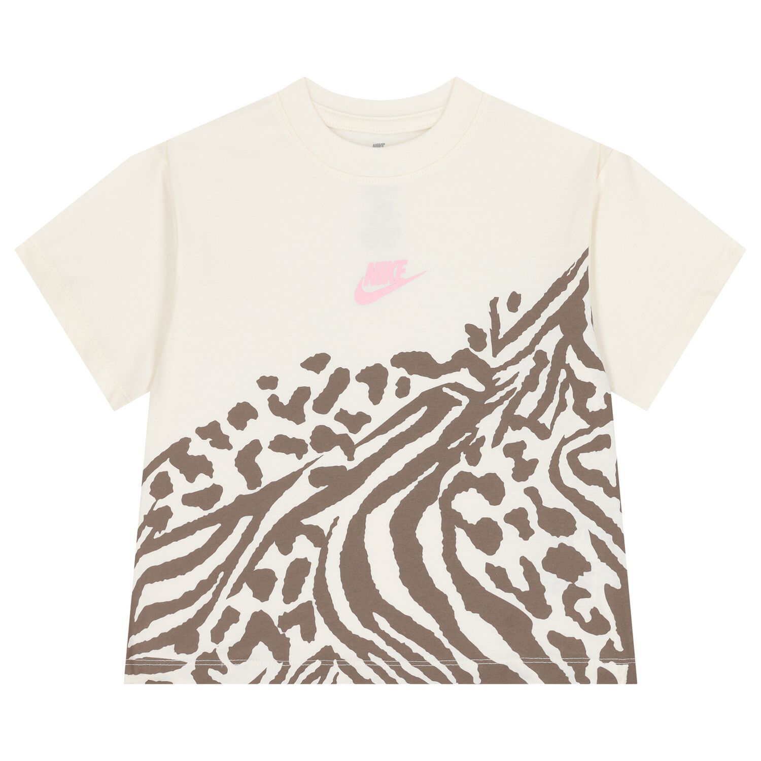 Girls Ivory Logo T-Shirt, 1, hi-res