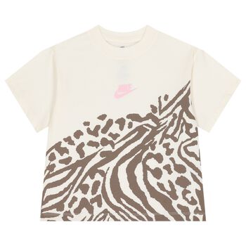 Girls Ivory Logo T-Shirt