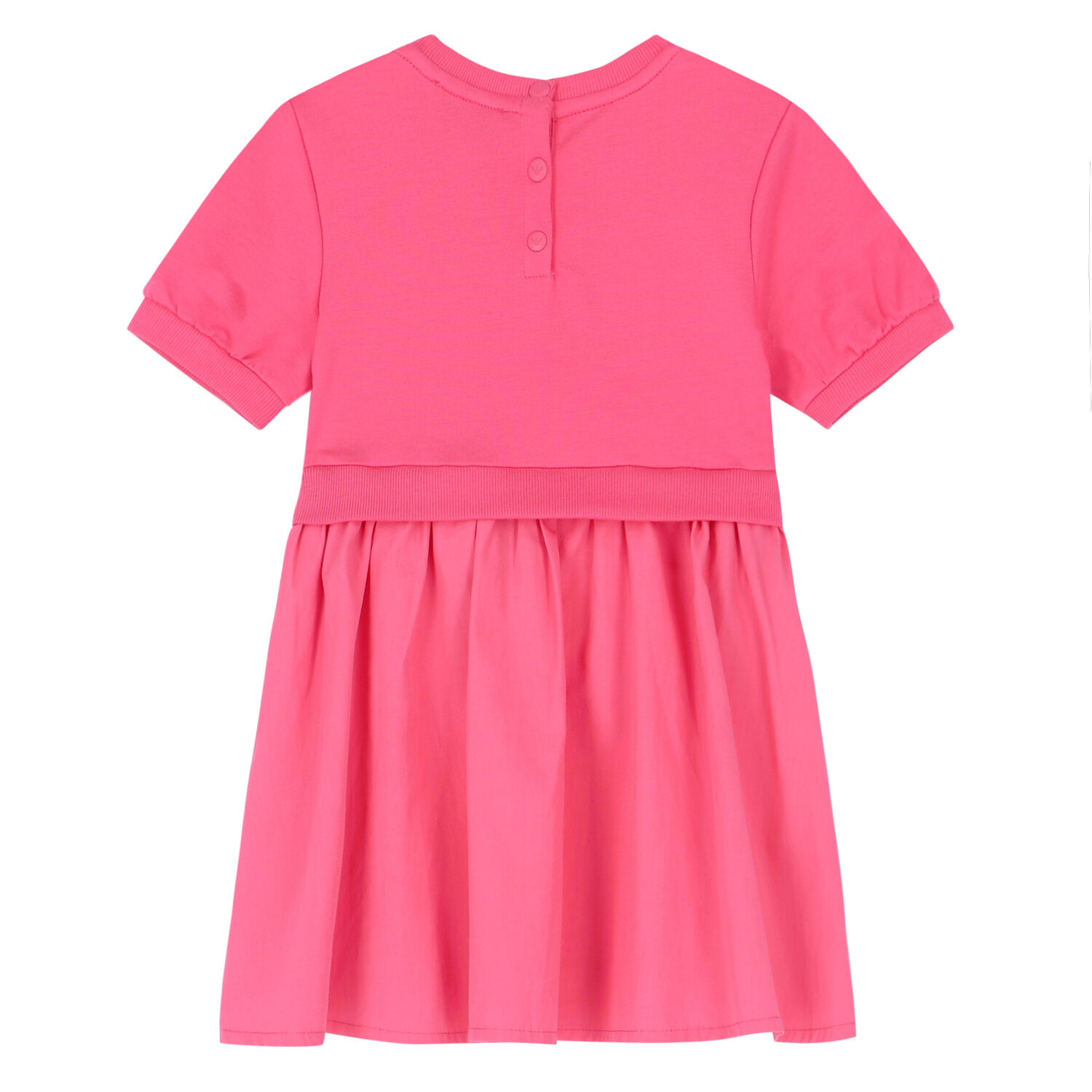 Younger Girls Pink Logo Dress, 1, hi-res image number null