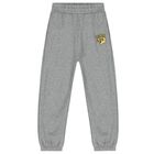 Boys Grey Tiger Logo Tracksuit, 1, hi-res