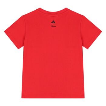 Younger Boys Red Disney Mickey Mouse T-Shirt