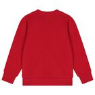 Boys Red Logo Sweatshirt, 1, hi-res