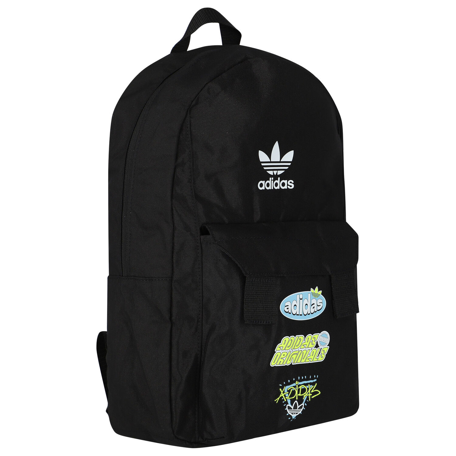 Black Logo Backpack, 1, hi-res