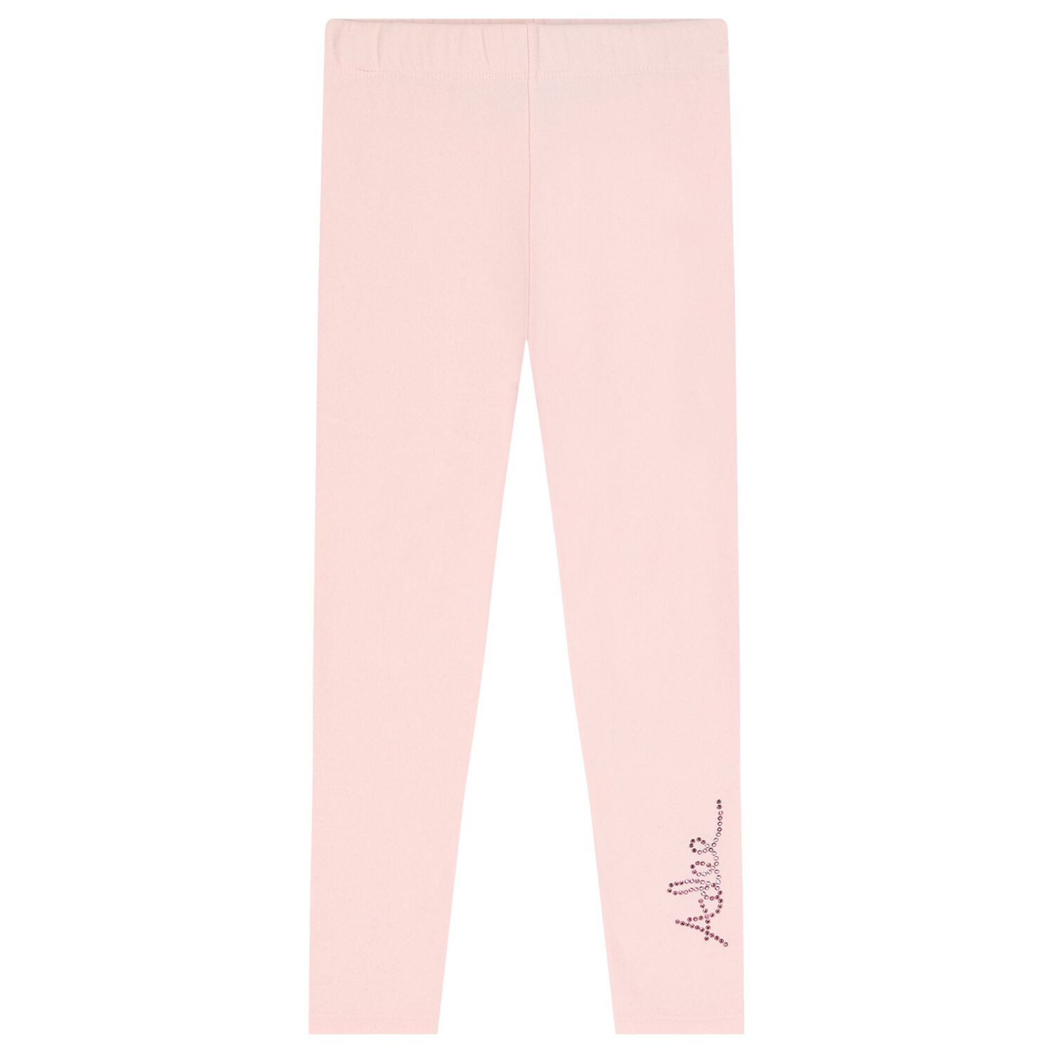 Girls Pink Logo Faux fur Leggings Set, 1, hi-res image number null