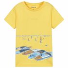 Younger Boys Yellow T-Shirt, 2, hi-res