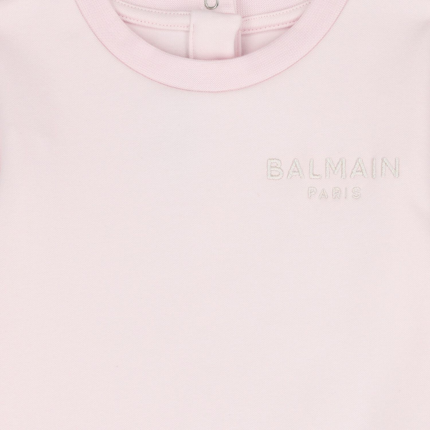 Baby Girls Pink Logo Babygrow Gift Set, 2, hi-res