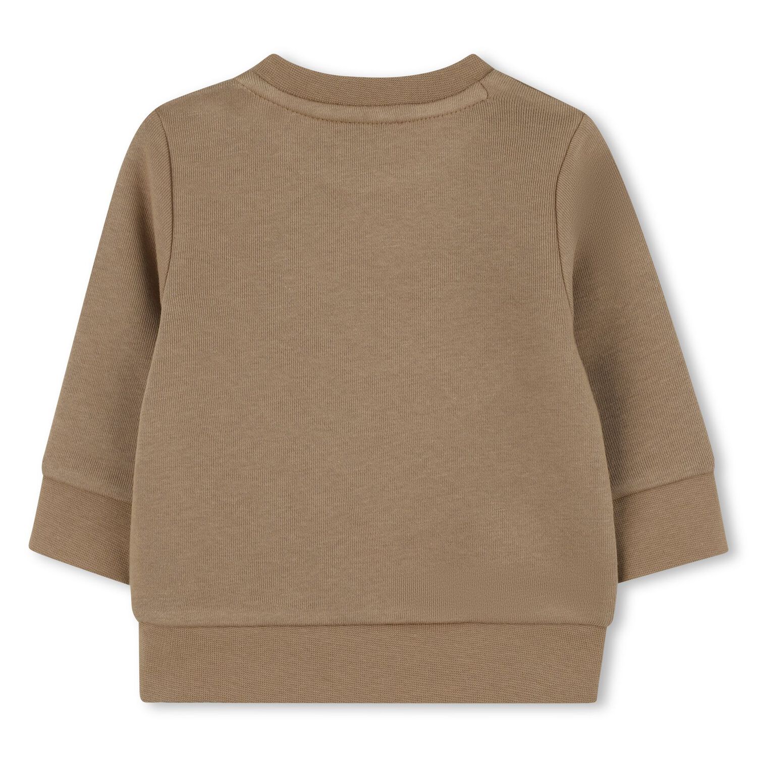 Younger Boys Beige Logo Sweatshirt, 1, hi-res image number null