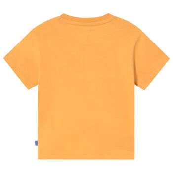 Younger Boys Orange Hippo T-Shirt