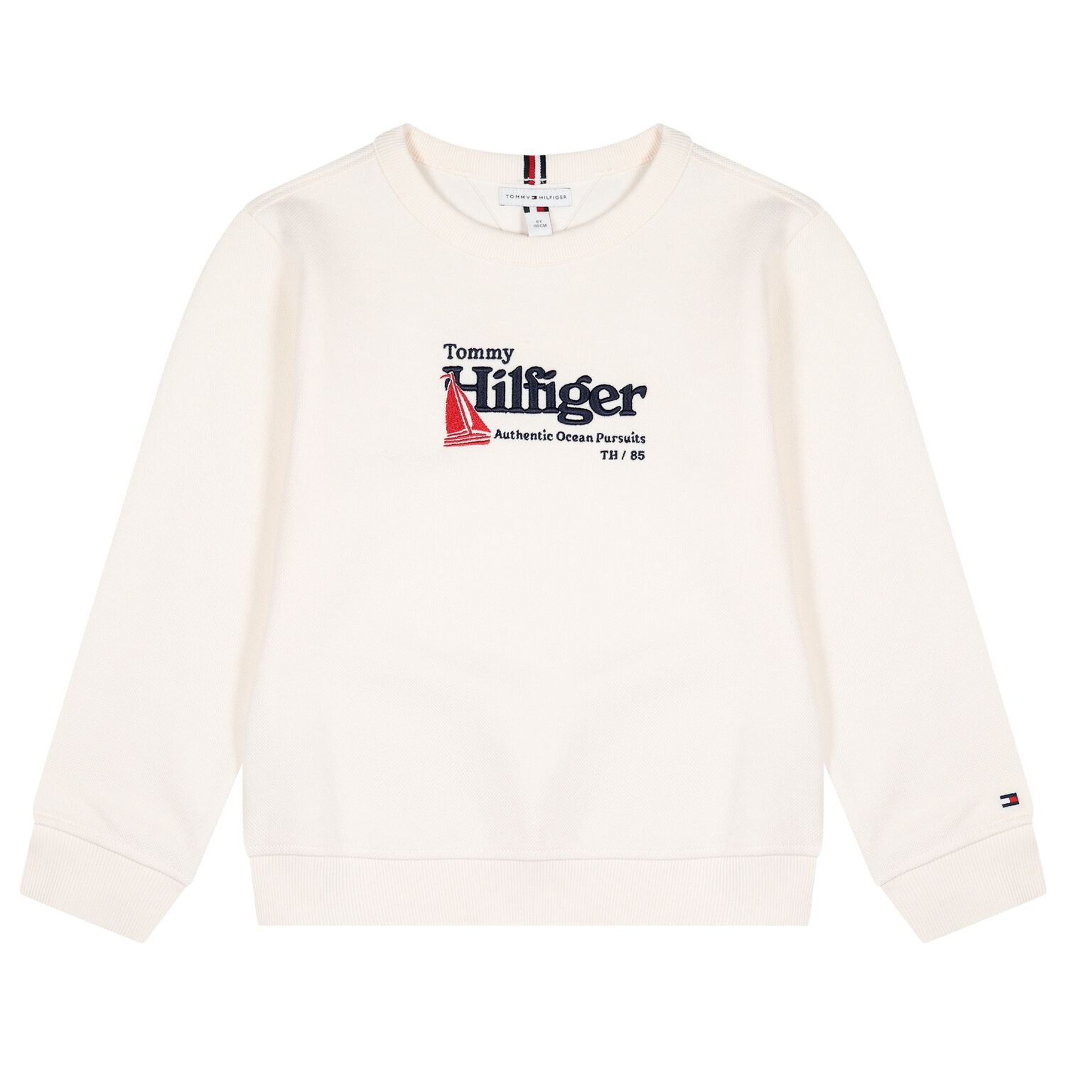Boys Ivory Logo Sweatshirt, 2, hi-res