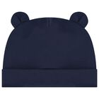 Navy Blue Teddy Bear Logo Babygrow Gift Set, 3, hi-res