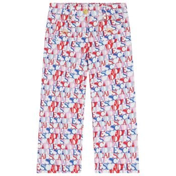 Girls Multi-Coloured Logo Trousers
