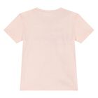 Younger Girls Pink Logo T-Shirt, 1, hi-res
