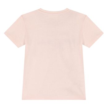Younger Girls Pink Logo T-Shirt