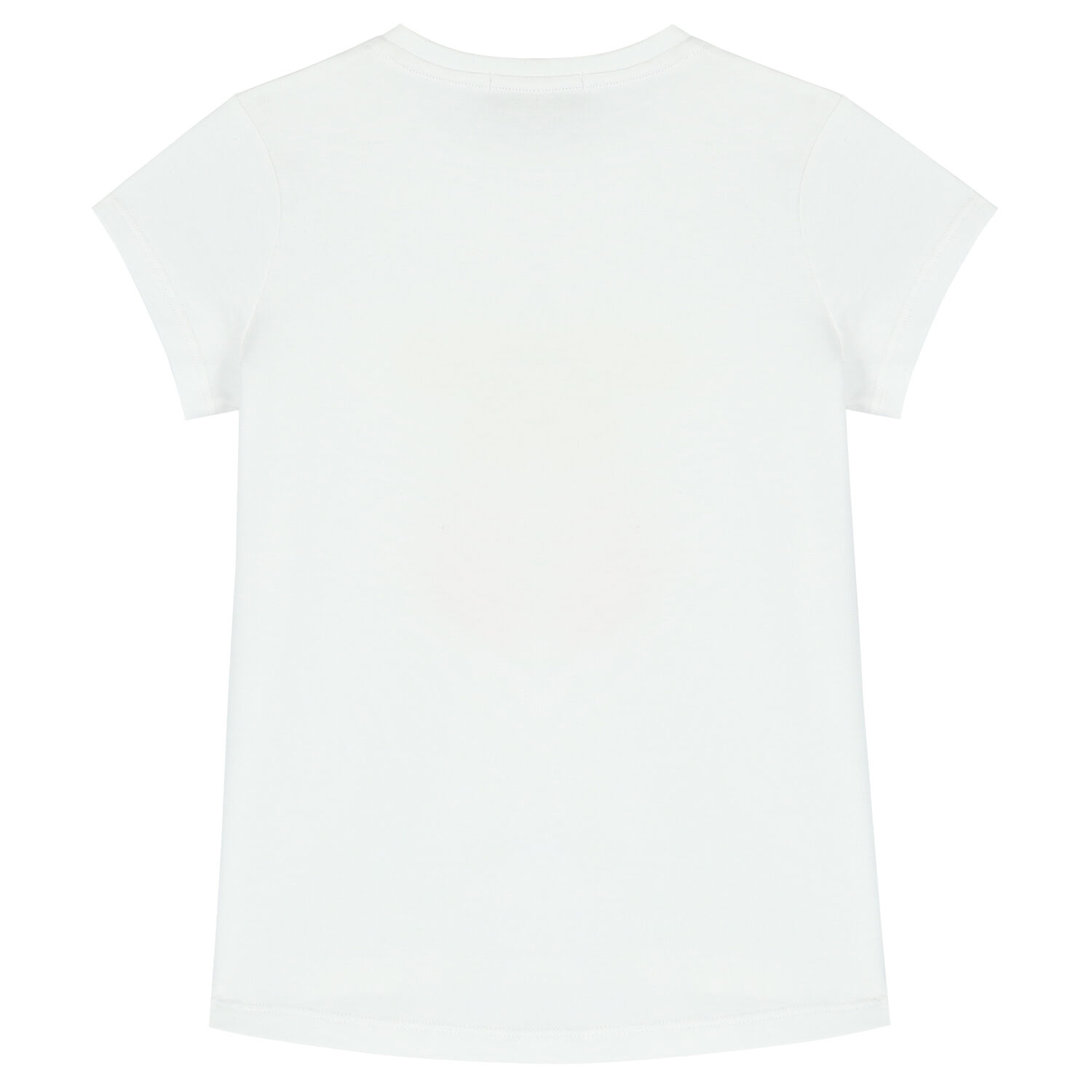 Girls White Bow Logo T-Shirt, 1, hi-res