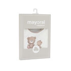 Ivory & Beige Teddy Baby Bibs (2 Pack), 1, hi-res