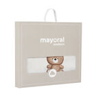 Ivory & Beige Teddy Baby Blanket, 1, hi-res