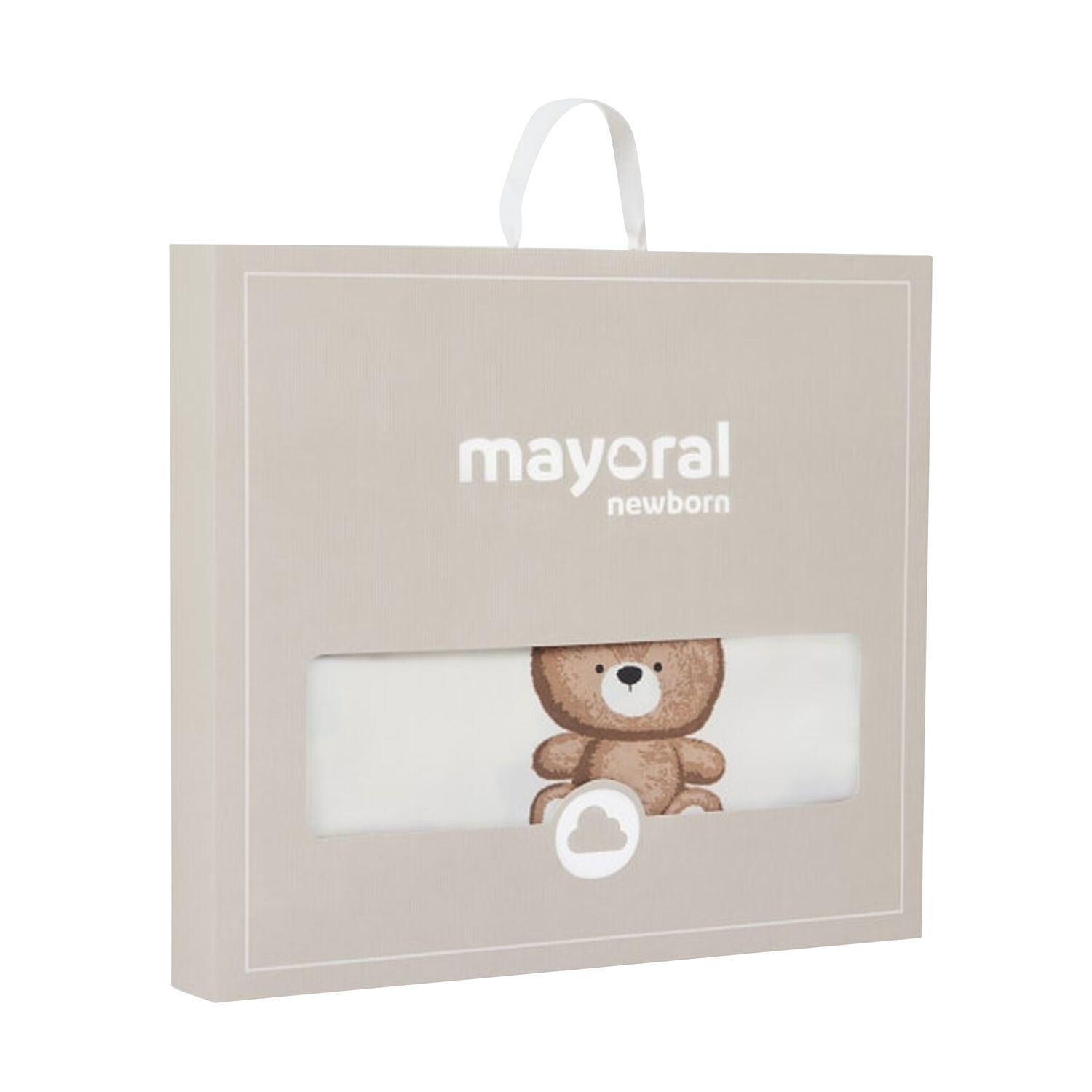 Ivory & Beige Teddy Baby Blanket, 1, hi-res