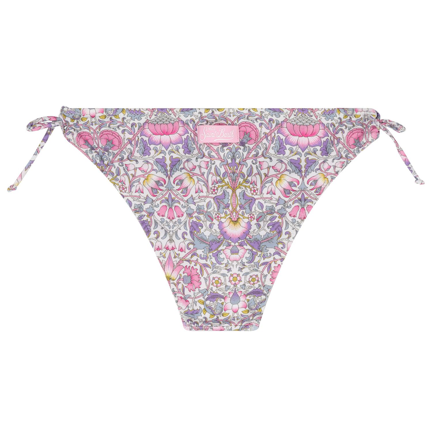 Girls Purple & Pink Floral Bikini, 1, hi-res