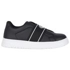 Black & White Logo Trainers, 1, hi-res