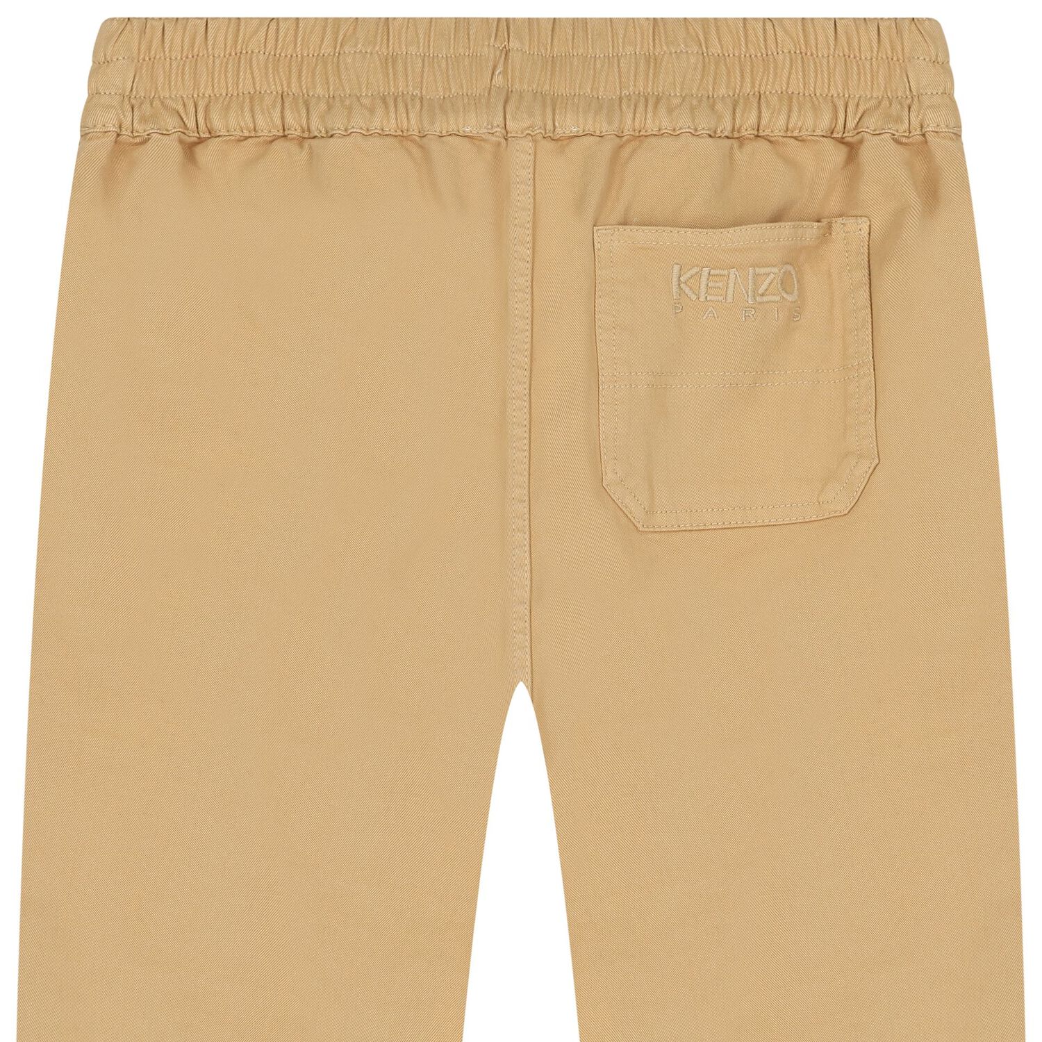 Boys Beige Logo Trousers, 1, hi-res image number null