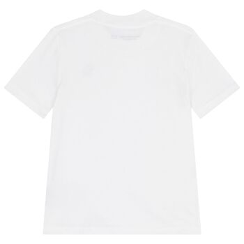 Boys White Logo T-Shirt