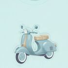 Boys Green Motorbike T-Shirt, 1, hi-res