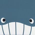 Boys Blue Whale Rash Vest, 1, hi-res