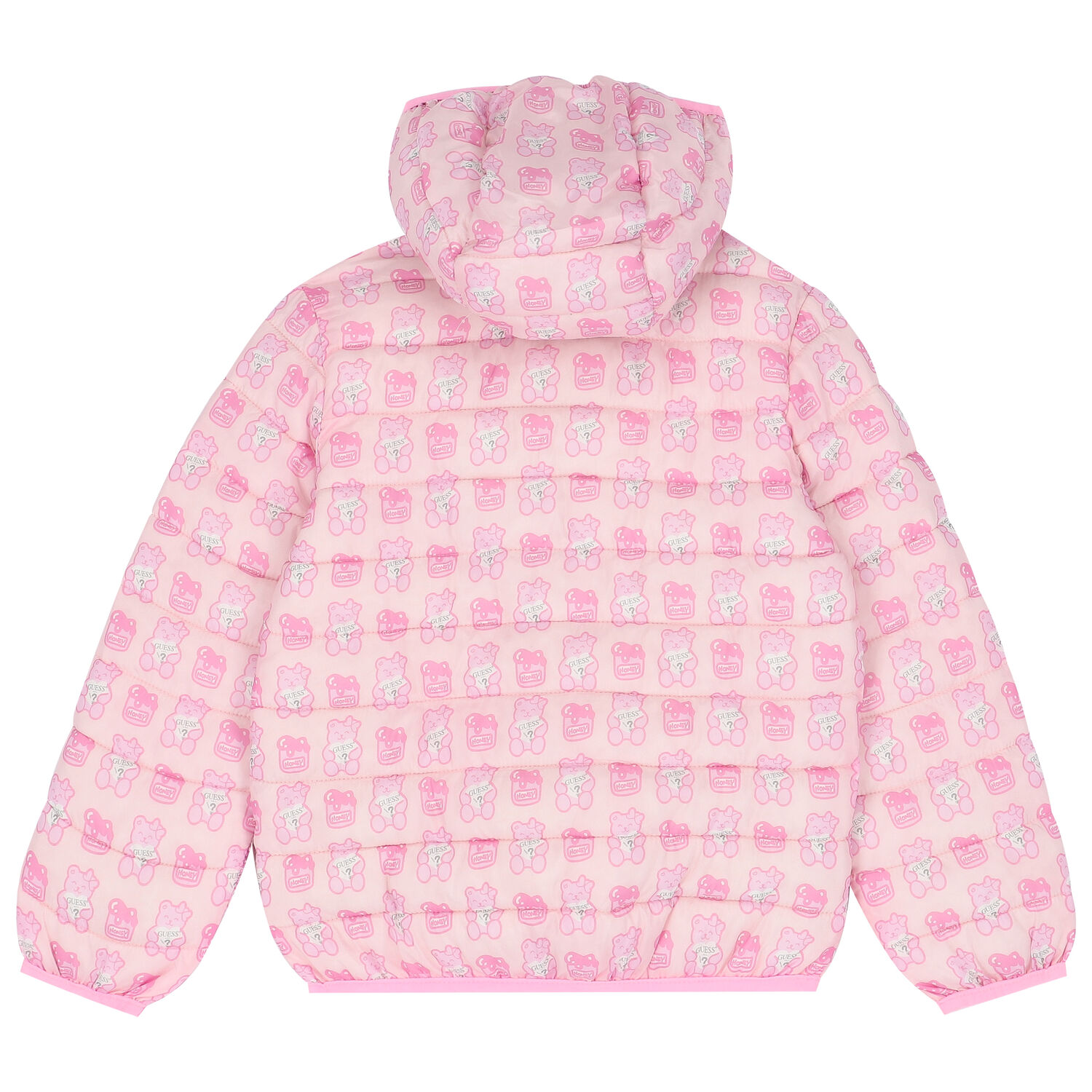 Younger Girls Bear Logo Padded Jacket, 1, hi-res image number null